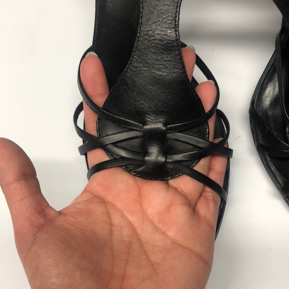 Diba Black Strappy Heels - Picture 6 of 6